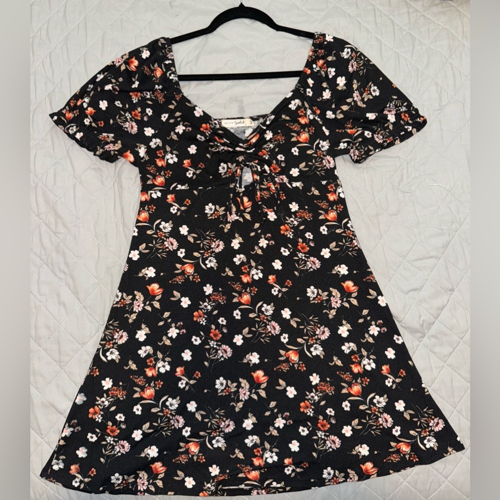 Live To Be Spoiled Floral Dress